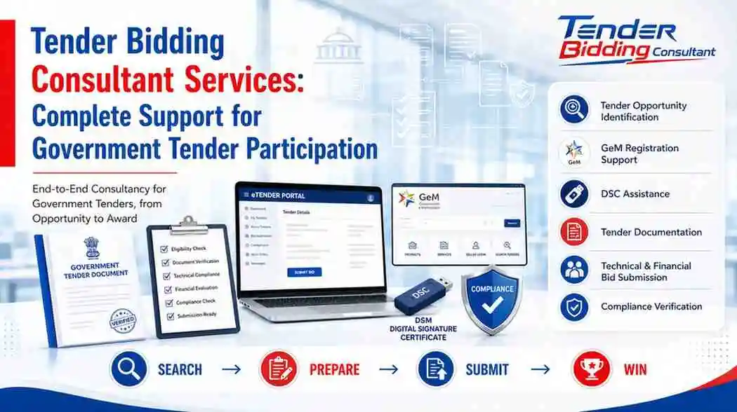 Tender Bidding Consultant Services: Complete Support for Government Tender Participation